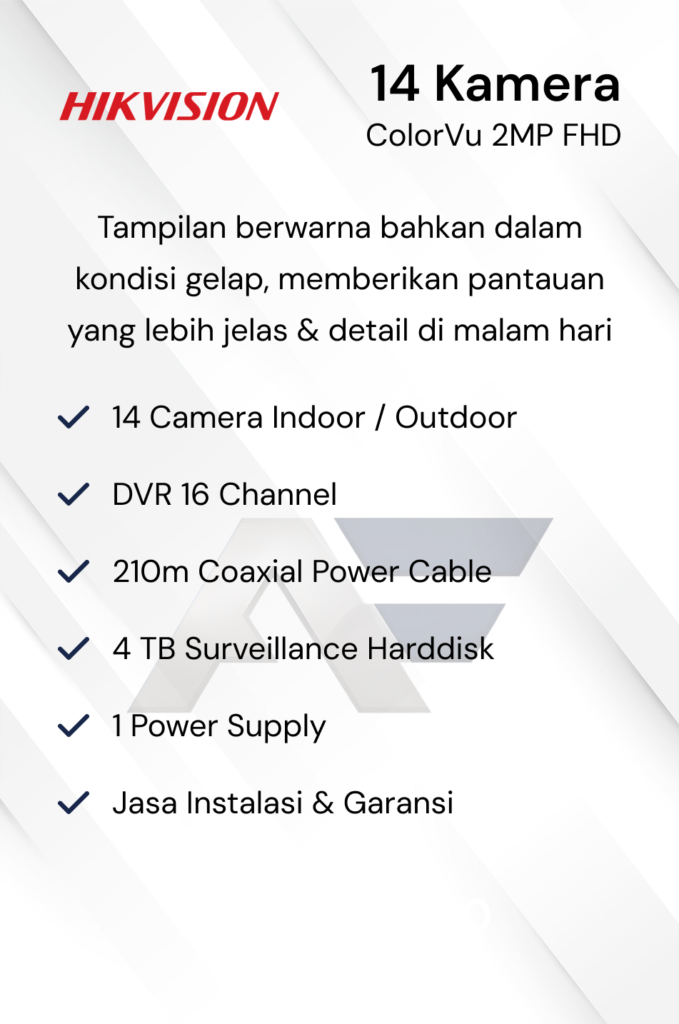 Paket CCTV Dahua Basic 2MP