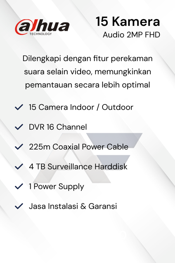Paket CCTV Dahua Basic 2MP