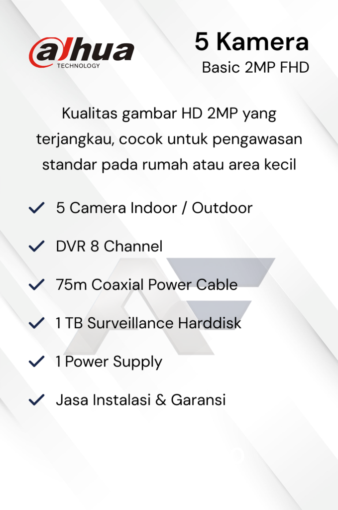 Paket CCTV Uniarch 2MP
