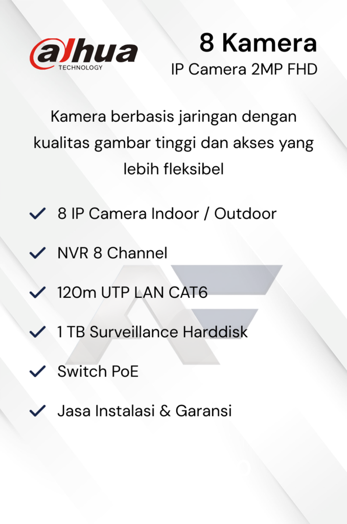 Paket CCTV Dahua Basic 2MP
