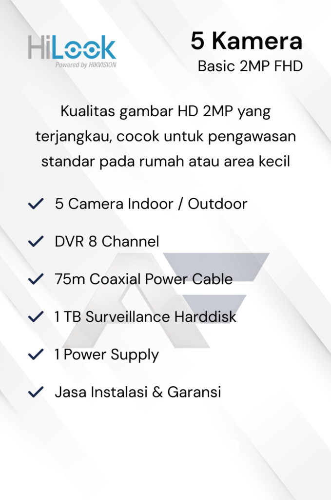 Paket CCTV Dahua Basic 2MP