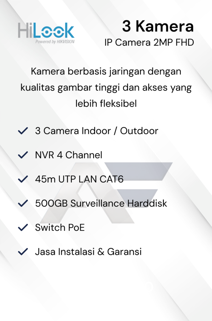 Paket CCTV Dahua Basic 2MP