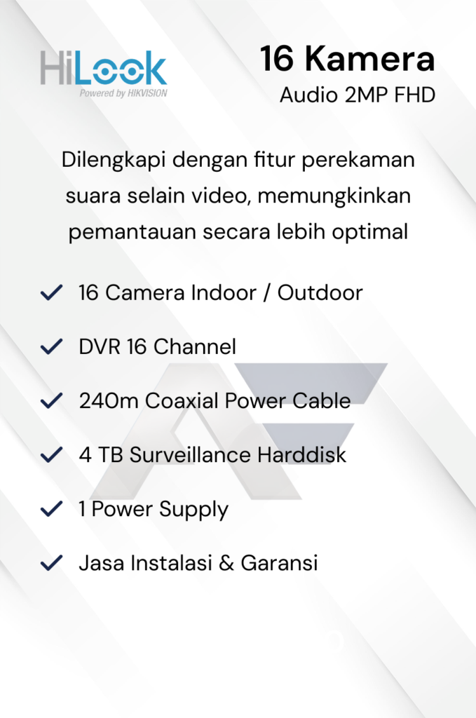 Paket CCTV Dahua Basic 2MP