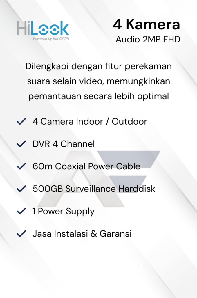 Paket CCTV Dahua Basic 2MP