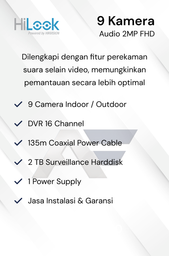 Paket CCTV Dahua Basic 2MP