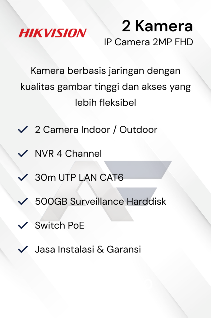 Paket CCTV Dahua Basic 2MP