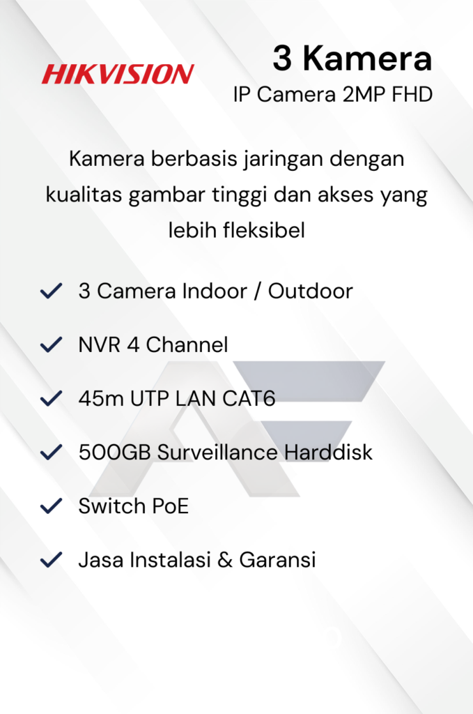 Paket CCTV Dahua Basic 2MP