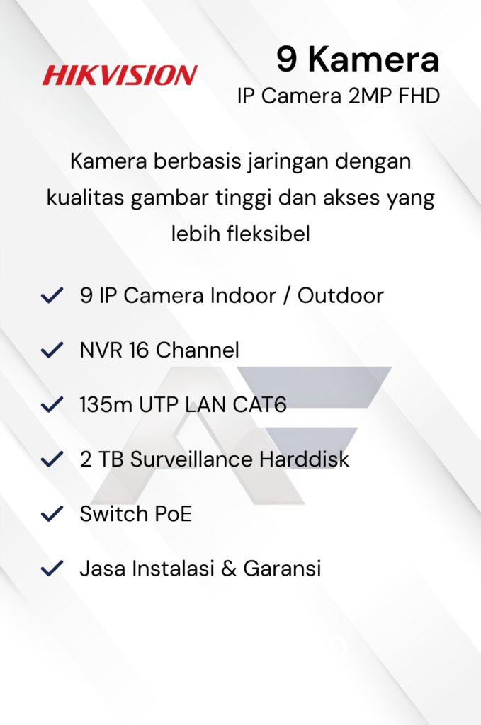 Paket CCTV Dahua Basic 2MP